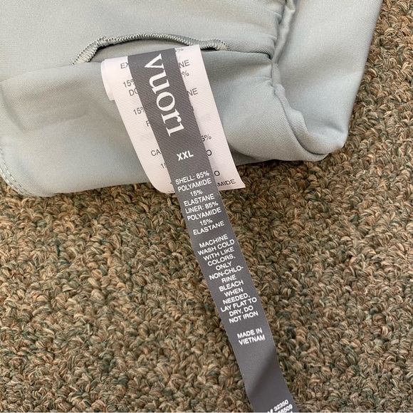 VUORI Women’s Evolve Square Neck Sports BRA Padded - Pool Blue Size XXL 2XL - Picture 5 of 6